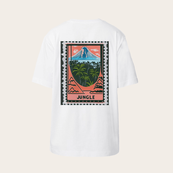 VOLCANO PARADISE STAMP - Tシャツ