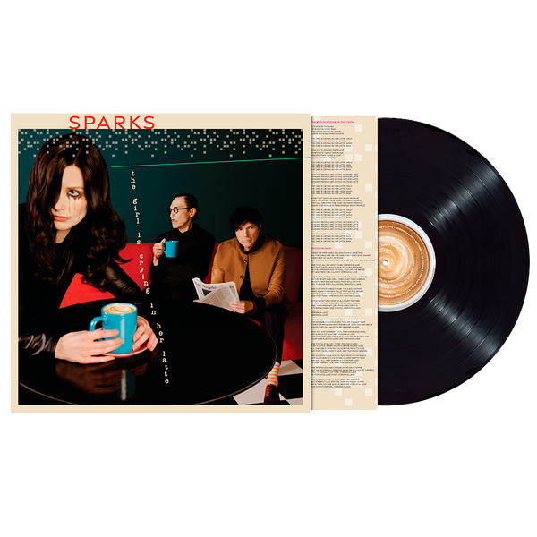 Vinyl record album by the band Sparks, showing the album cover and sleeve with lyrics.